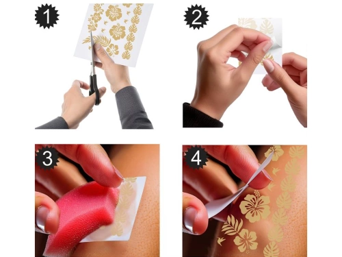 Tatuaże zmywalne Kwiaty