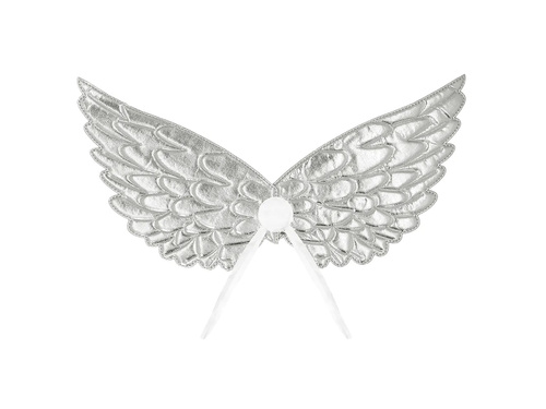 Skrzydła anioła srebrne - 23 x 45 cm - 1 szt.