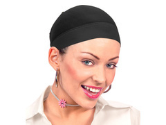 Czarny czepek pod peruki - 2 szt.