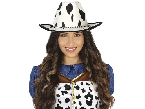 Kapelusz kowbojski aksamitny - 1 szt.