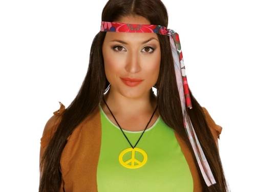 Naszyjnik Hipisa - mix kolorów