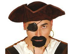 Zarost pirata - wąsy i broda