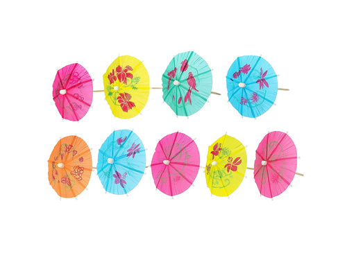 Parasolki papierowe do drinków - 10 cm - 100 szt.