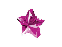 Obciążnik ciężarek do balonów napełnionych helem - Gwiazda różowa - 150 g.