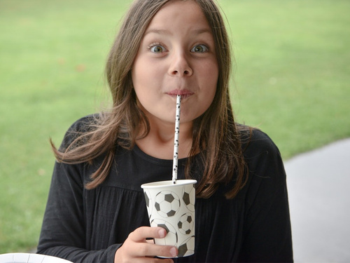 Kubeczki papierowe piłkarskie Soccer Party - 10 szt.