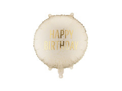 Balon foliowy Happy Birthday - 45 cm - 1 szt.