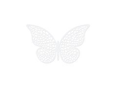 Dekoracja papierowa Motylki małe - 6,5 x 4 cm - 10 szt.