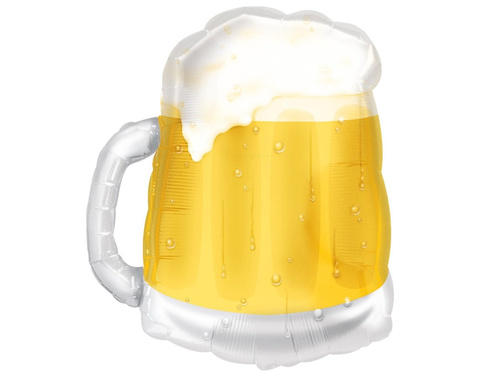 Balon foliowy Kufel Piwa - 50 x 58 cm - 1 szt.
