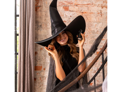 Świeca Dynia LED na Halloween - 5 cm - 1 szt.