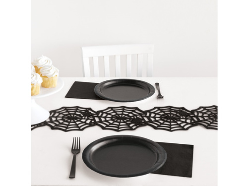 Bieżnik halloweenowy Pajęczyna - 18,5 x 80 cm - 1 szt.