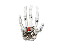 Broszka - koścista dłoń