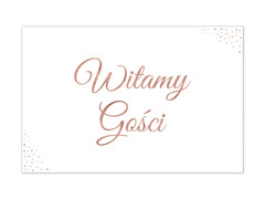 Plakat Weselny - 90x60 cm