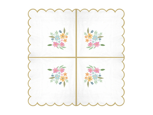 Serwetki papierowe Polne Kwiaty - 24 cm - 10 szt.