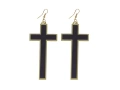 Kolczyki krzyże na Halloween - 1 szt.