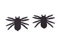 Zestaw 2 plastikowych pająków - 10 cm