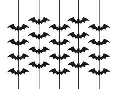 Dekoracja wisząca Nietoperze czarne