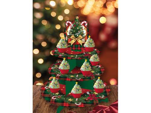 Stojak patera na słodycze Choinka - 1 szt.