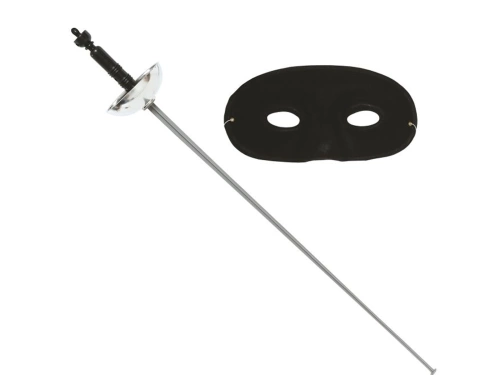 Zestaw szermierza Zorro - 2 elementy