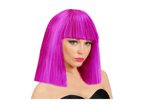 Fioletowa peruka Showgirl