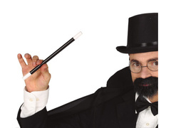 Magiczna różdżka czarodzieja czarna - 26 cm - 1 szt.