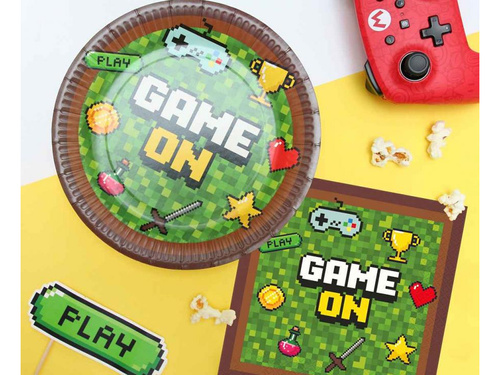 Serwetki urodzinowe Game On - 33 cm - 20 szt.