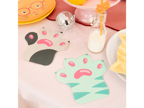 Serwetki urodzinowe Kotki - 32 cm - 12 szt.