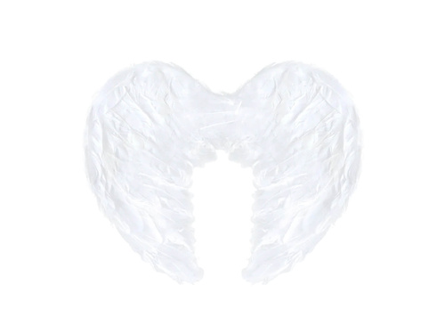 Skrzydła anioła białe - 45 x 35 cm - 1 szt.