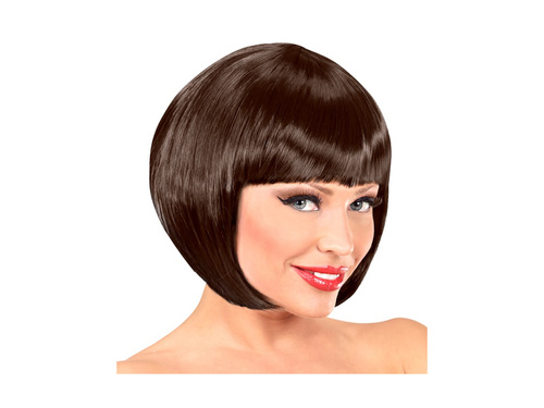 Brązowa peruka Chanel