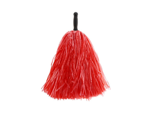 Pompony cheerleaderki czerwone - 1 szt.