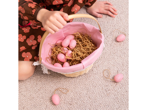 Koszyk wielkanocny Różowy - 1 szt.