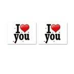 Naklejki na buty I love you - 2 szt.