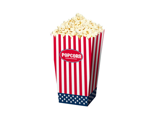 Pudełka na popcorn Flaga USA - 4 szt.