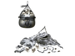 Zestaw dekoracji na Halloween - 8 elem.