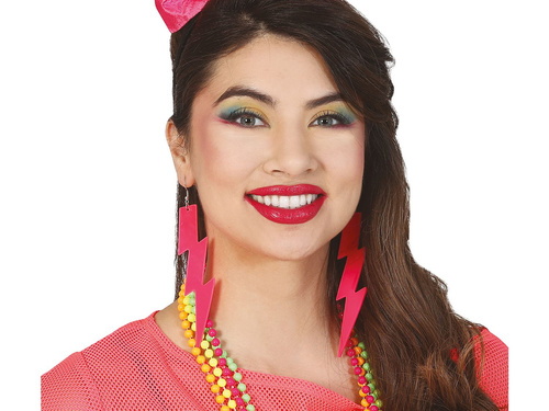 Kolczyki Błyskawice neonowe - 1 para