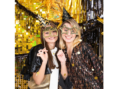 Czapeczki papierowe Happy New Year - 6 szt.