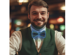 Mucha LED niebieska - 1 szt.