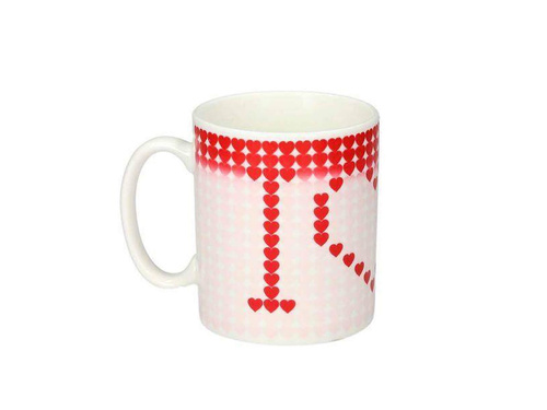 Magiczny kubek ceramiczny Serduszka