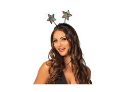 Opaska na głowę gwiazdy tęczowe