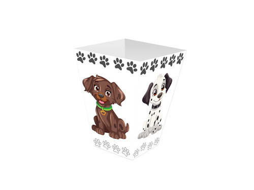 Pudełka na popcorn Pieski - 6 szt.