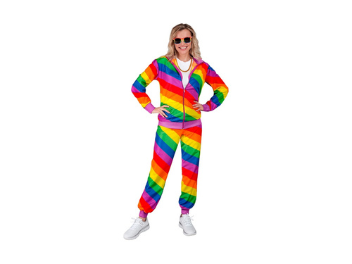 Strój imprezowy - tęczowy dres