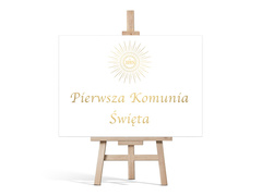 Plakat komunijny - I Komunia Święta - 68x48 cm