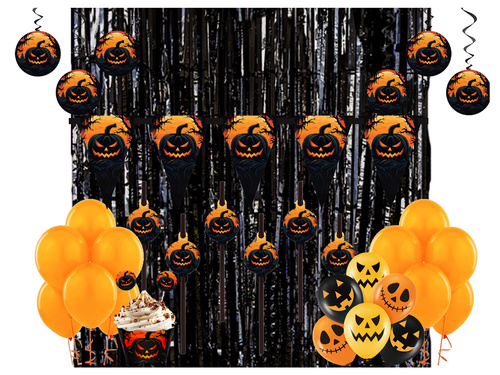 Zestaw Mroczna Dynia - 82 elementów