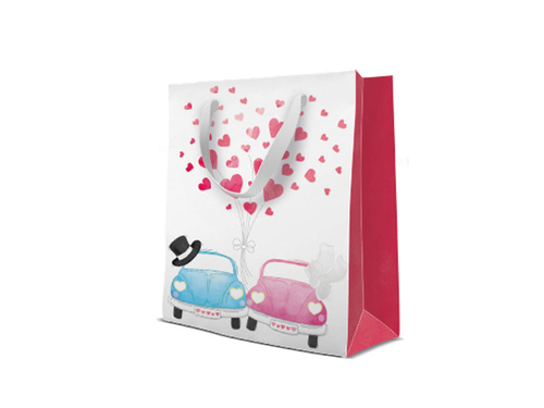 Prezentowa torebka Zakochane samochodziki - 1 szt.