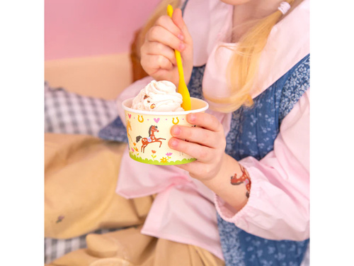 Kubeczki do lodów Koniki- 150 ml - 6 szt.