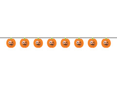 Girlanda z balonami Dynia na Halloween - 1 szt.