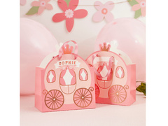 Torebka Karoca Księżniczki - 20.5cm x 17.5cm - 4 szt.