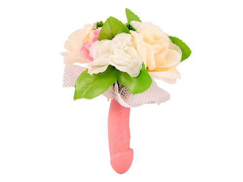 Sztuczny bukiet kwiatów na wieczór panieński