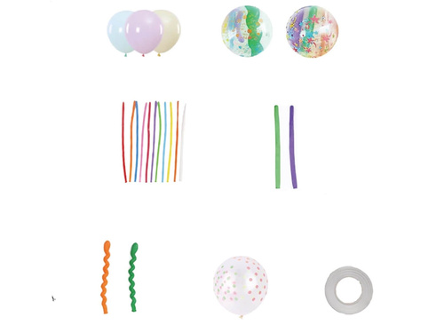 Zestaw balonów lateksowych mix kolorów - 32 szt.