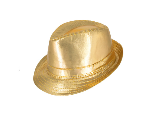 Kapelusz złoty - 1 szt.