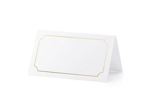 Wizytówki na stół Ramka - 9,5 x 5,5 cm - 10 szt.